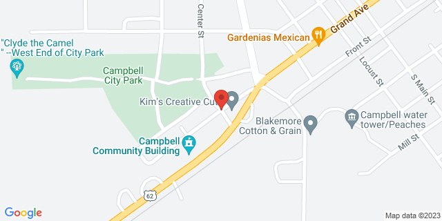 405 W Grand Ave, Campbell, Missouri, MO, 63933-9998 Map