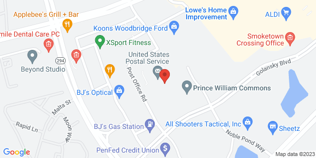 3360 Post Office Rd, Woodbridge, Virginia, VA, 22193-9996 Map