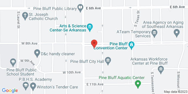 100 E 8Th Ave Ste 105, Pine Bluff, Arkansas, AR, 71601-9998 Map