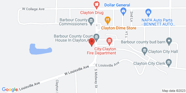 15 S Midway St, Clayton, Alabama, AL, 36016-9998 Map