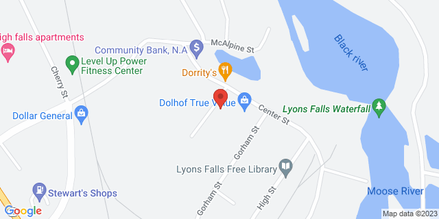 3864 Fulton St, Lyons Falls, New York, NY, 13368-9998 Map