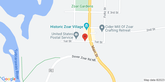 171 W 1St St, Zoar, Ohio, OH, 44697-9800 Map