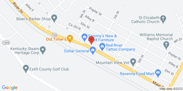 710 Main St Ste 1, Ravenna, Kentucky, KY, 40472-1359 Map