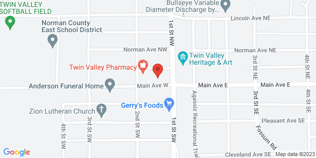 106 Main Ave W, Twin Valley, Minnesota, MN, 56584-9998 Map