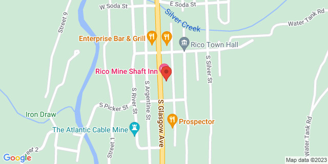 28 S Glasgow Ave, Rico, Colorado, CO, 81332-9901 Map