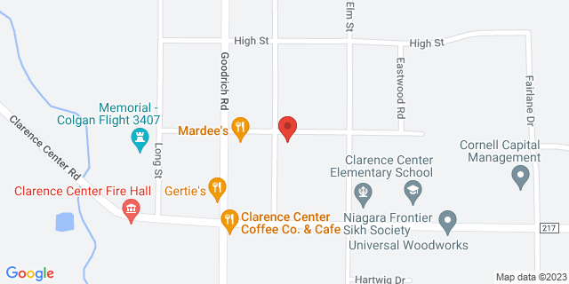 6045 Railroad St, Clarence Center, New York, NY, 14032-9998 Map