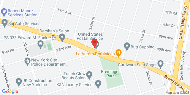 23715 Braddock Ave, Bellerose, New York, NY, 11426-9997 Map