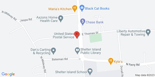 45 N Ferry Rd, Shelter Island, New York, NY, 11964-9700 Map