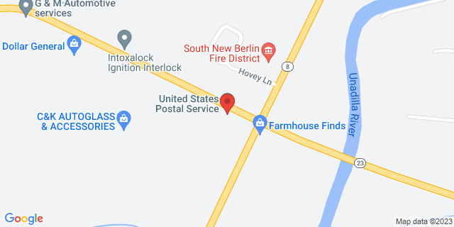 6338 State Highway 23, South New Berlin, New York, NY, 13843-9998 Map