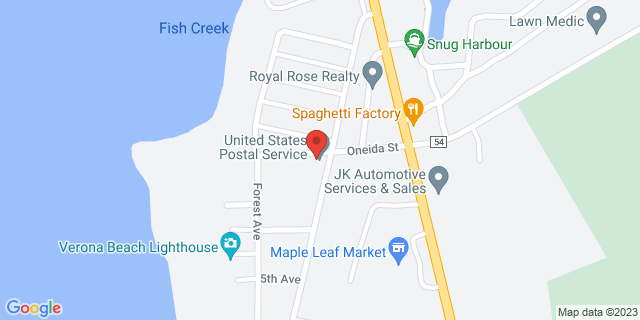 6783 Lake Shore Rd N, Verona Beach, New York, NY, 13162-9998 Map