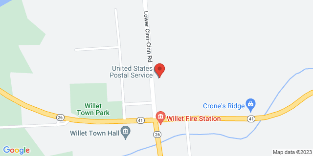 1300 Lower Cincinnatus Rd, Willet, New York, NY, 13863-9998 Map