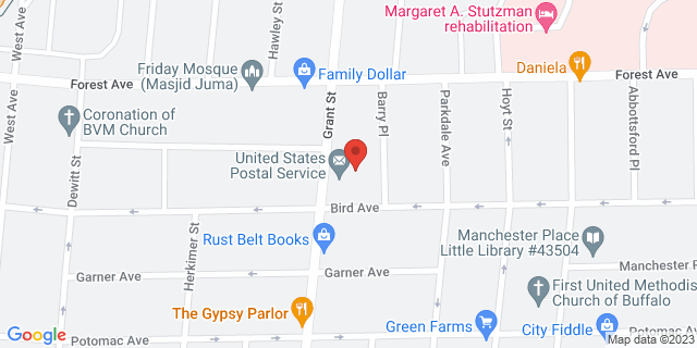 465 Grant St, Buffalo, New York, NY, 14213-9998 Map