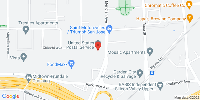 545 Meridian Ave Ste D, San Jose, California, CA, 95126-3425 Map