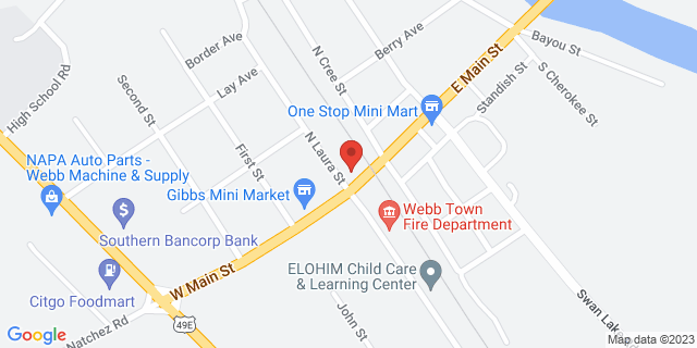 118 W Main St, Webb, Mississippi, MS, 38966-9998 Map