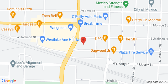 420 W Jackson St, Mexico, Missouri, MO, 65265-9998 Map