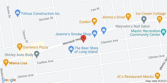 1450 Montauk Hwy, Mastic, New York, NY, 11950-2936 Map