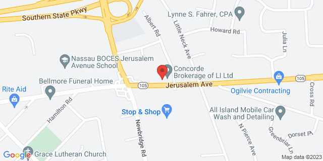 2465 Jerusalem Ave, North Bellmore, New York, NY, 11710-9991 Map