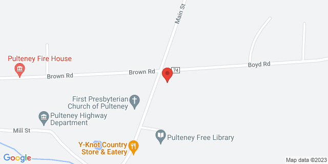 9256 County Route 74, Pulteney, New York, NY, 14874-9998 Map