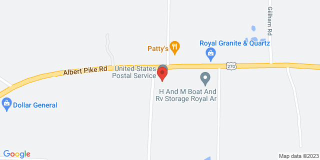 6951 Albert Pike Rd, Royal, Arkansas, AR, 71968-9998 Map