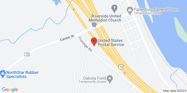 745 Frontage Rd, Dakota, Minnesota, MN, 55925-7155 Map