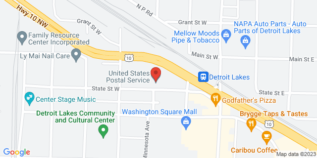 250 State St W, Detroit Lakes, Minnesota, MN, 56501-9998 Map