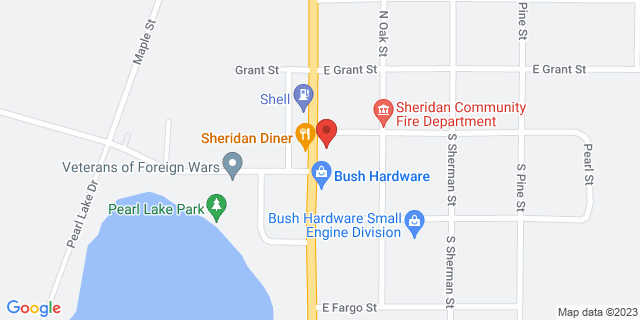 207 S Main St, Sheridan, Michigan, MI, 48884-8376 Map