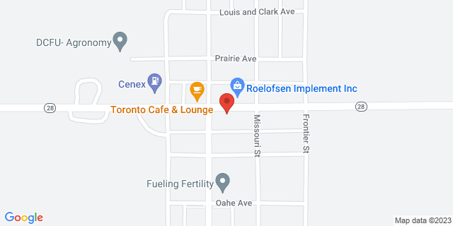 540 Main Ave, Toronto, South Dakota, SD, 57268-9998 Map