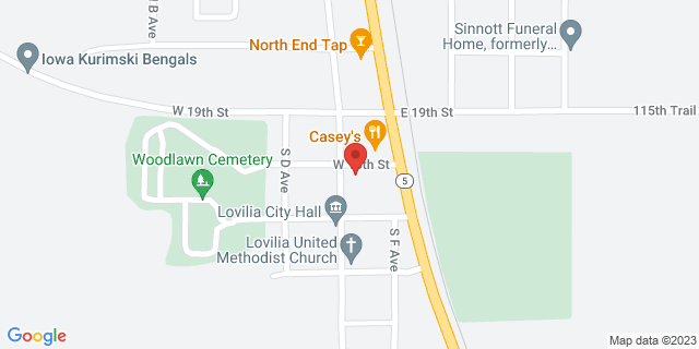 1712 S E Ave, Lovilia, Iowa, IA, 50150-1013 Map