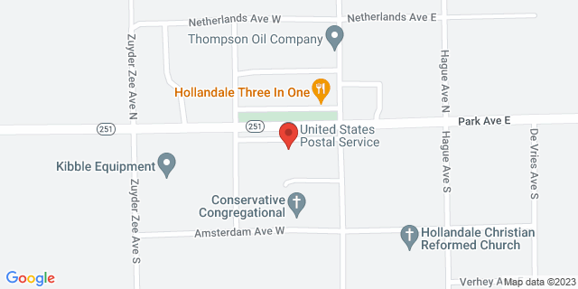 108 Park Ave W, Hollandale, Minnesota, MN, 56045-4423 Map