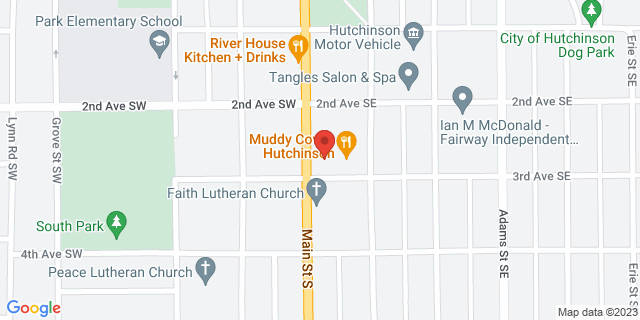 245 Main St S, Hutchinson, Minnesota, MN, 55350-2579 Map