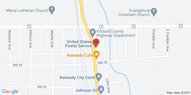 510 Atlantic Ave, Kennedy, Minnesota, MN, 56733-9998 Map