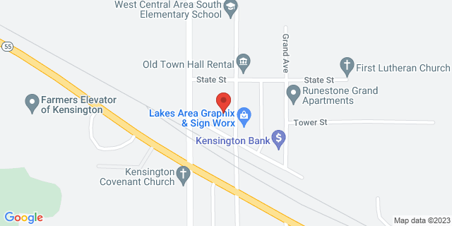 17 Central Ave N, Kensington, Minnesota, MN, 56343-4400 Map