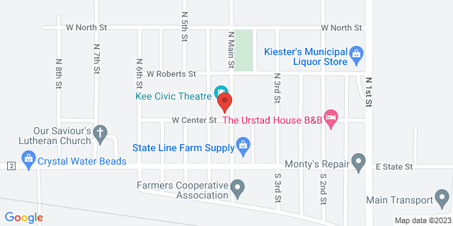 100 N Main St, Kiester, Minnesota, MN, 56051-4401 Map