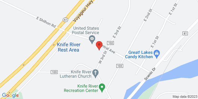 200 Central Ave, Knife River, Minnesota, MN, 55609-4400 Map