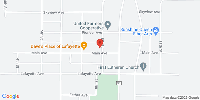 790 Main Ave, Lafayette, Minnesota, MN, 56054-4401 Map