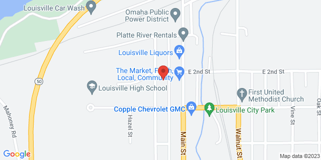 202 Cherry St, Louisville, Nebraska, NE, 68037-9998 Map