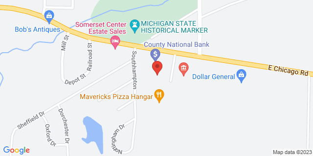 12631 E Chicago Rd, Somerset Center, Michigan, MI, 49282-9998 Map