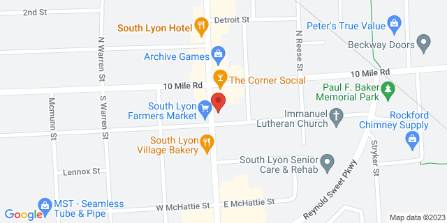 111 S Lafayette St, South Lyon, Michigan, MI, 48178-9998 Map