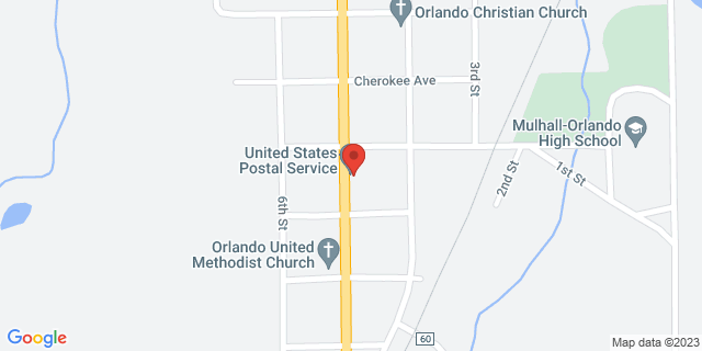 100 Highway 77, Orlando, Oklahoma, OK, 73073-9998 Map