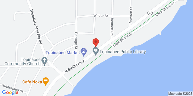 1593 N Straits Hwy, Topinabee, Michigan, MI, 49791-9800 Map