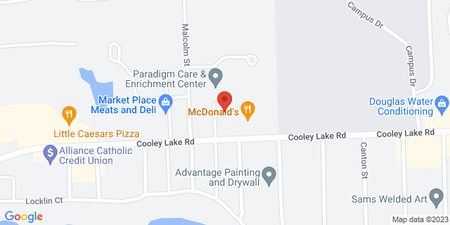 7650 Cooley Lake Rd, Union Lake, Michigan, MI, 48387-9998 Map