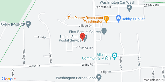 58757 Van Dyke Rd, Washington, Michigan, MI, 48094-9998 Map