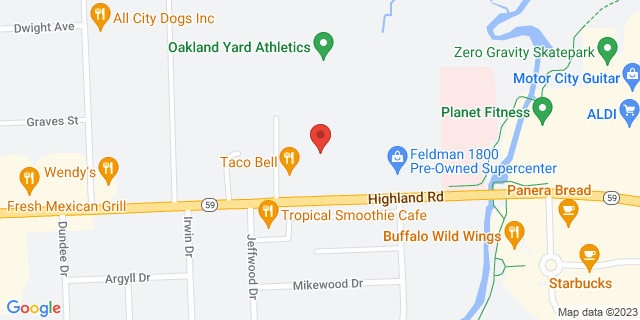 5340 Highland Rd, Waterford, Michigan, MI, 48327-9998 Map