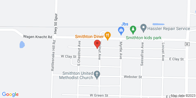 104 S Walnut Ave, Smithton, Missouri, MO, 65350-9998 Map