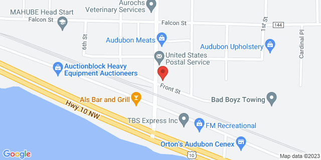 215 4Th St, Audubon, Minnesota, MN, 56511-9998 Map