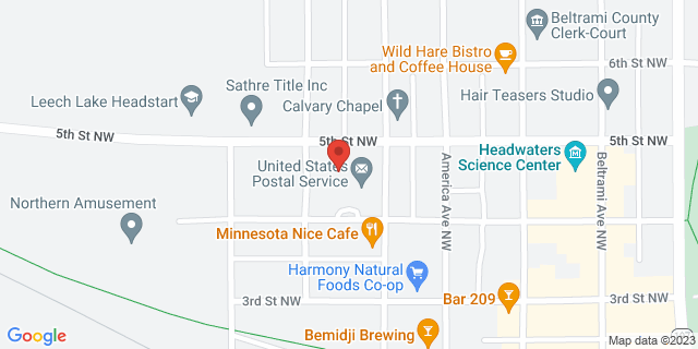 401 Irvine Ave Nw, Bemidji, Minnesota, MN, 56601-9998 Map