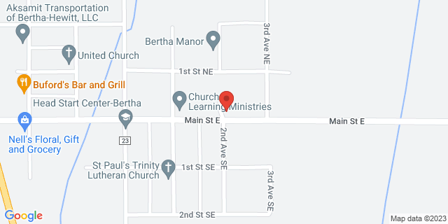 304 Main St W, Bertha, Minnesota, MN, 56437-4500 Map