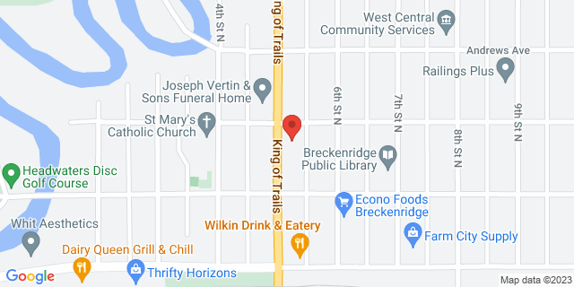 224 5Th St N, Breckenridge, Minnesota, MN, 56520-9998 Map