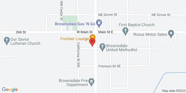 118 Mill St S, Brownsdale, Minnesota, MN, 55918-9019 Map