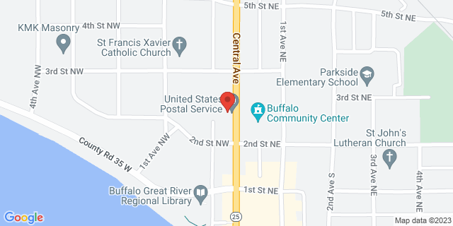 209 Central Ave, Buffalo, Minnesota, MN, 55313-9934 Map